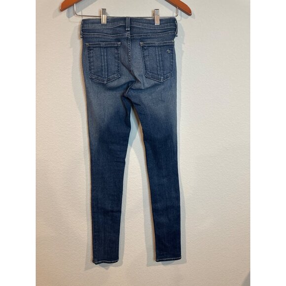 Rag & Bone Preston Med Wash Skinny Jean - Picture 2 of 8
